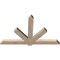 Ekena Millwork Kennewick Smooth Timber Gable Bracket, Douglas Fir, 72"W x 45"H x 3 1/2"D x 5 1/2"F, 15/12 Pitch GBW072X45X0406KEN00SDF - alternate 2